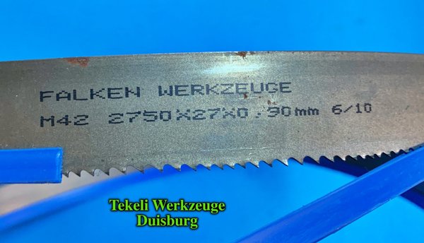 FALKEN Metall-Bandsägeblatt M42 2750 x 27 x 0,9 mm