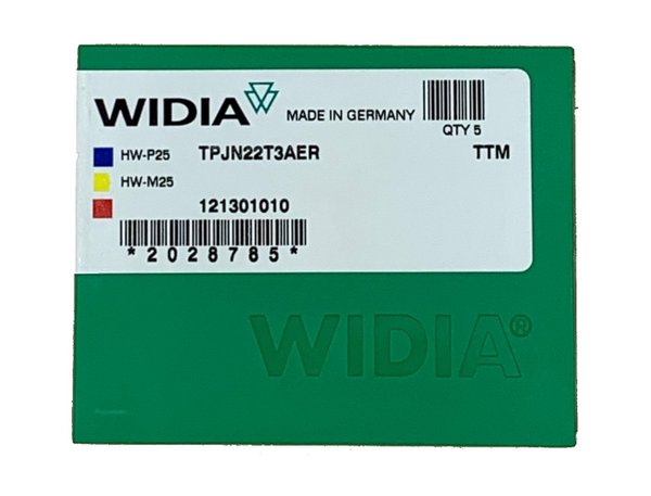 5 x TPJN 22T3AER TTM WIDIA Fräsen Wendeschneidplatte kompatibel SECO TPKN 22