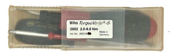 1 x WIHA Drehmoment-Schraubendreher TorqueVario®-S 2852 2.0-8.0 Nm