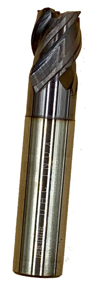 1 x LMT-Fette ø 16 mm VHM-Schaftfräser kurz 16 x 82 x 16 mm Z=4 DHC INOX LC630T