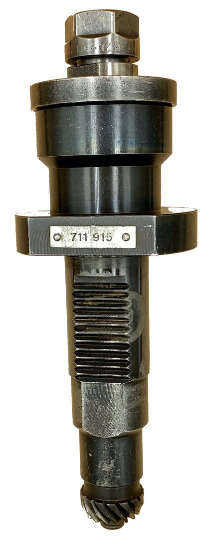 1 x TRAUB Axial Angetriebenes Werkzeug VDI40 ER20 711 915 (2) Gebraucht