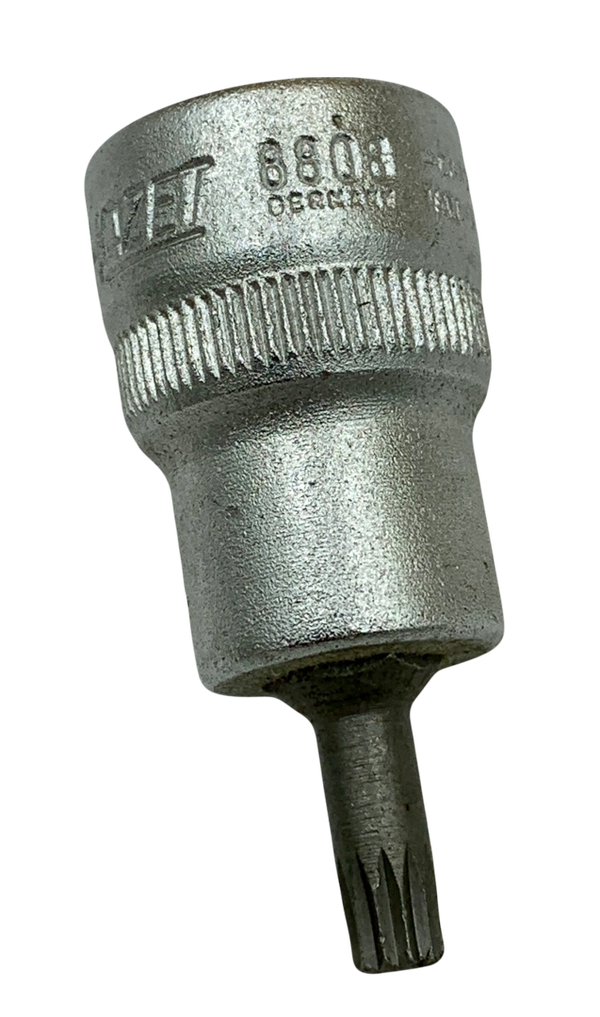 1 x HAZET Schraubendreher-Steckschlüsseleinsatz Vielzahn Profil XZN Vierkant 10 mm (3/8 Zoll)